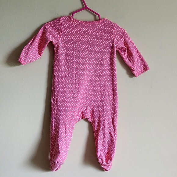 Carters Baby Girls Little Sister 2-Way Zip Cotton Sleep & Play Size 6 Months - Picture 5 of 6